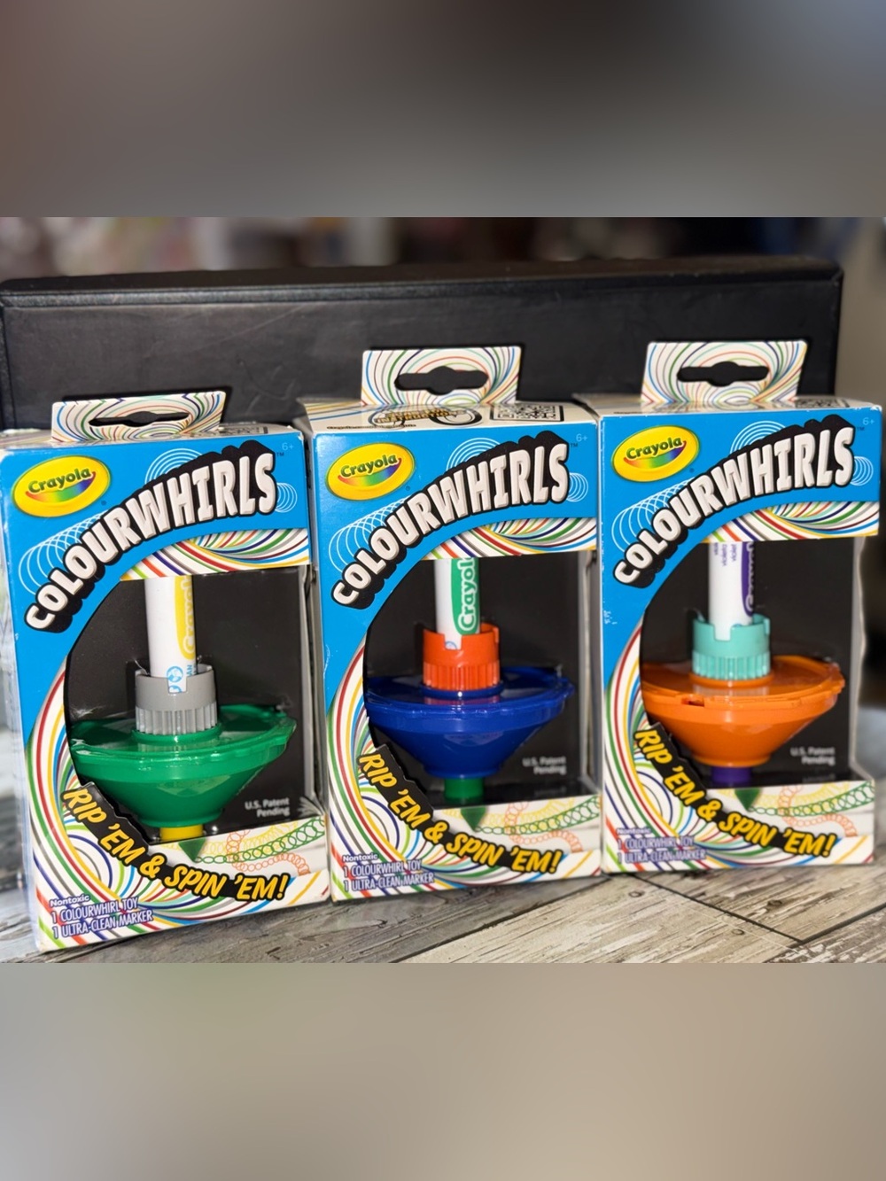 Crayola ColourWhirls Spinner 3pks - NEW